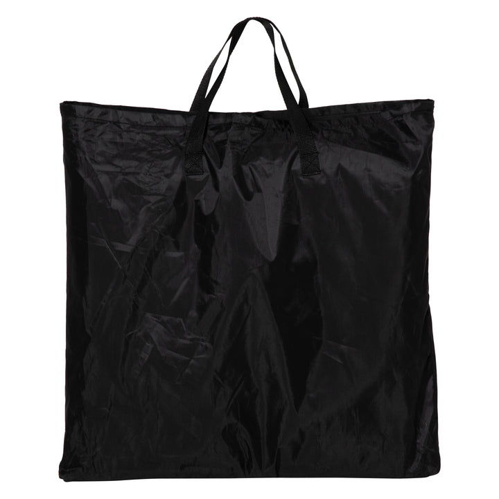 Strandstol, solseng, havestol, foldbar, justerbar ryglæn, sidelomme, 48 cm x 134 cm x 33-43 cm, sort
