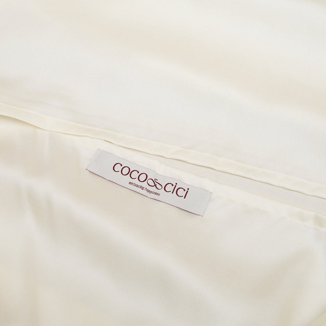 TENCEL™ - Satin pudebetræk Off White