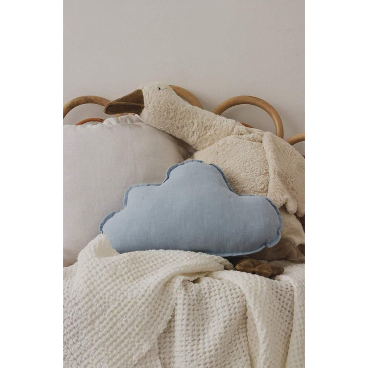 "Baby Blue" linned sky pude