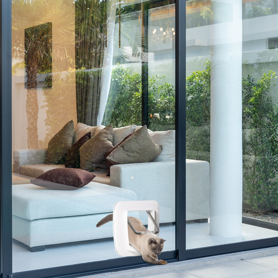 Magnetisk kattelem med 4 låsemuligheder, hundelem kæledyrsleem til katte og små hunde,