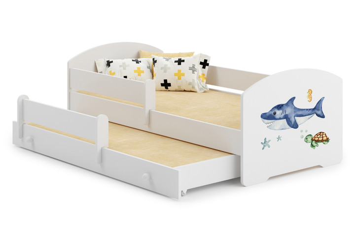 Dobbeltseng Luk 160x80 med kunstværk