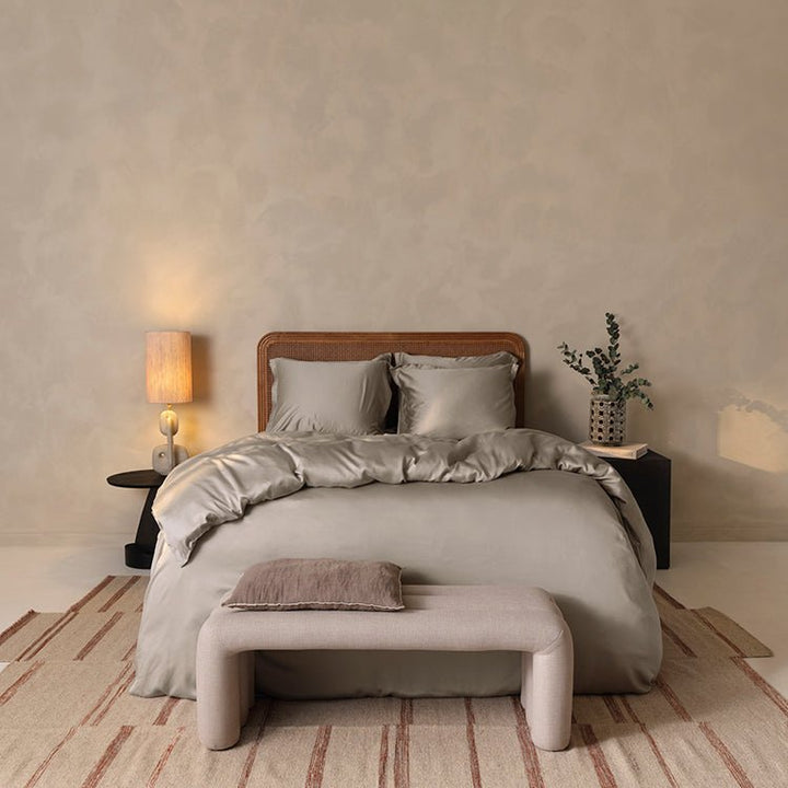 TENCEL™ - Satin Dynebetræk Taupe