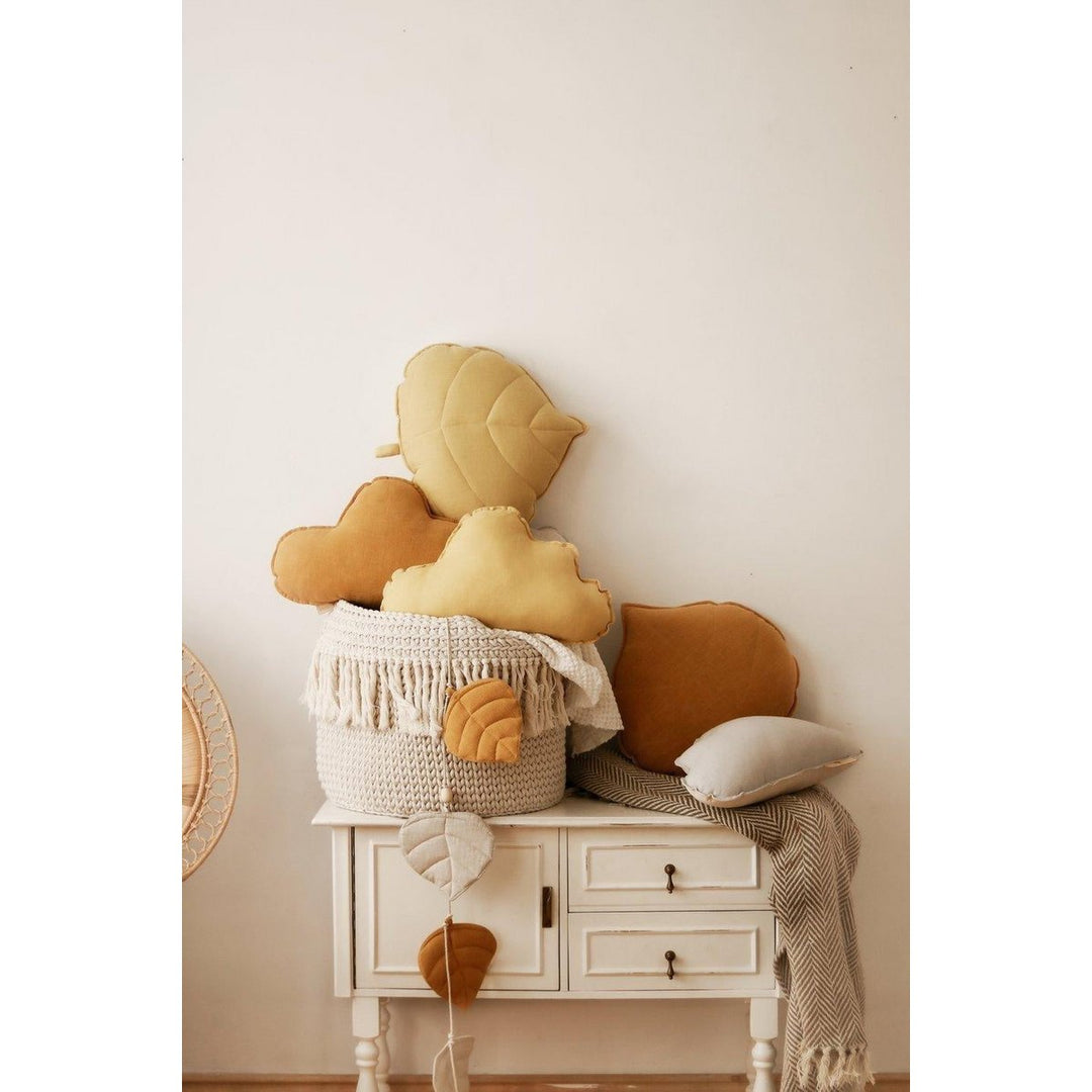 "Honey" linned sky pude