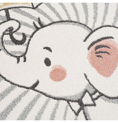 Børnetæppe elefant anime 9388 creme 120x160 cm