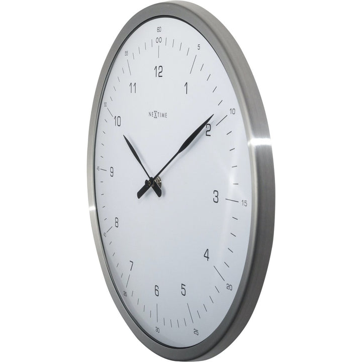 Vægur - 33 cm - Metal - Kuppelformet glas - '60 Minutes'