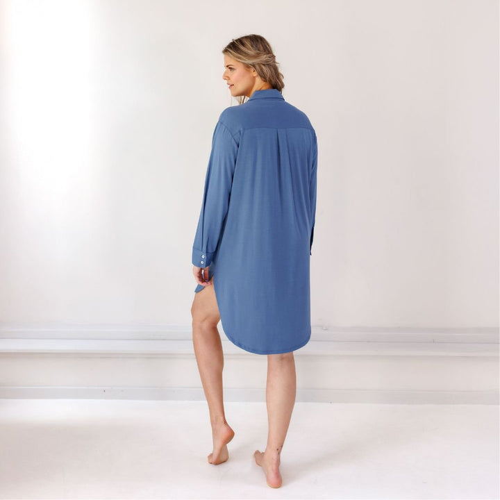 TENCEL™ Natkjole Dame Mørkeblå