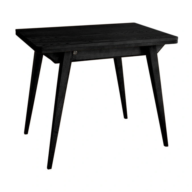 ENVELOPE udtræksbord – fleksibelt spisebord  90x65cm, massivt asketræ og MDF med naturlig askefiner