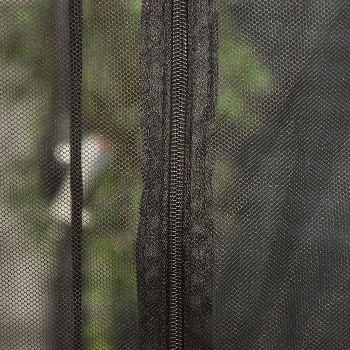 Myggenet til parasol, fluenet, myggenet, sort, Ø3 x H2,3 m