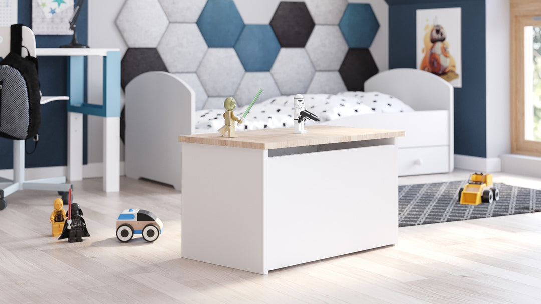 Daria legetøjskiste - Sonoma eg