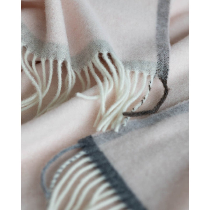 Merino/cashmere uldtæppe Milan Rosa Orlo