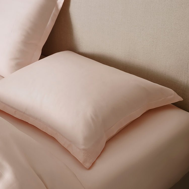 TENCEL™ satin pudebetræk Peach White