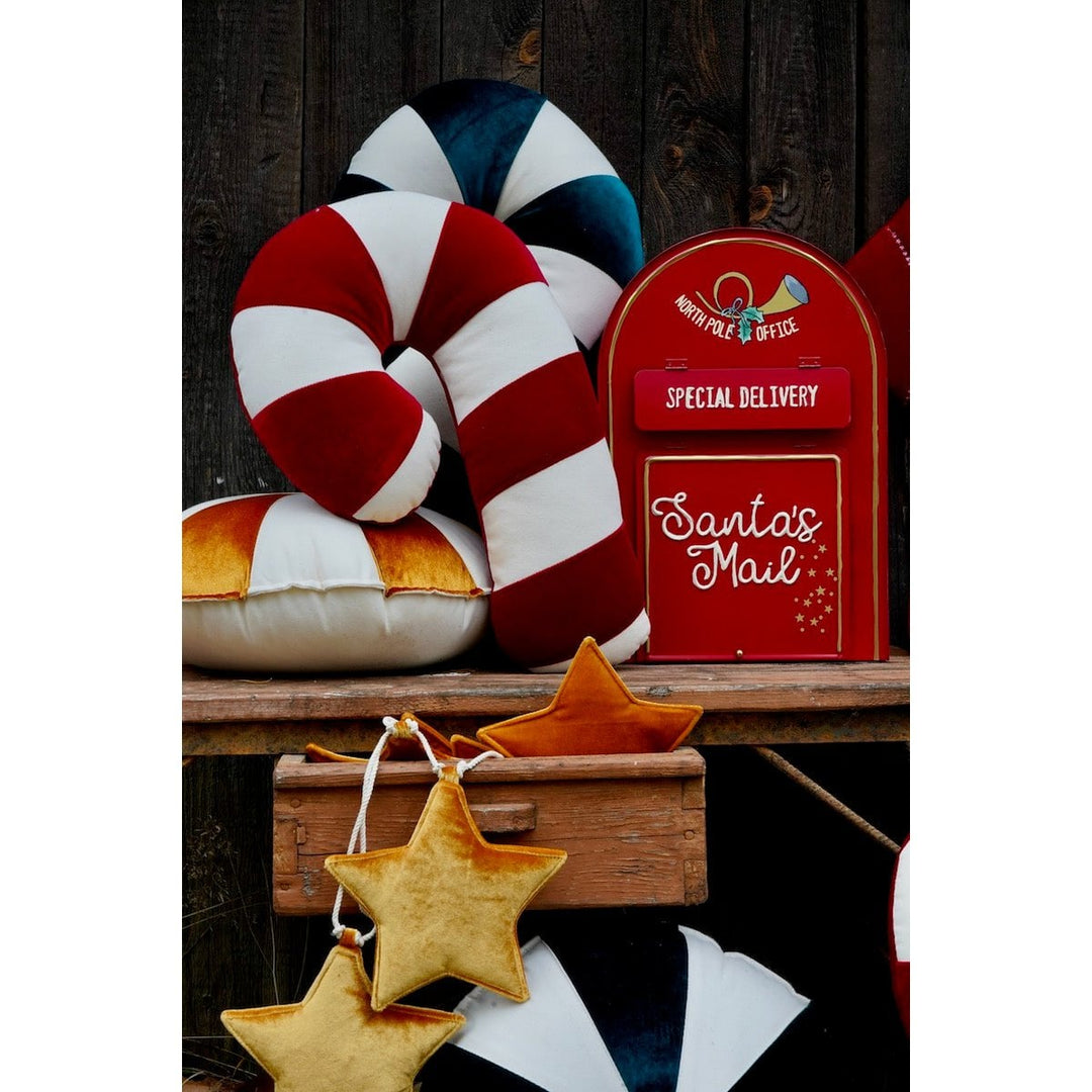 "Red Lollipop" julepatchworkpude, bedste gave til ferie