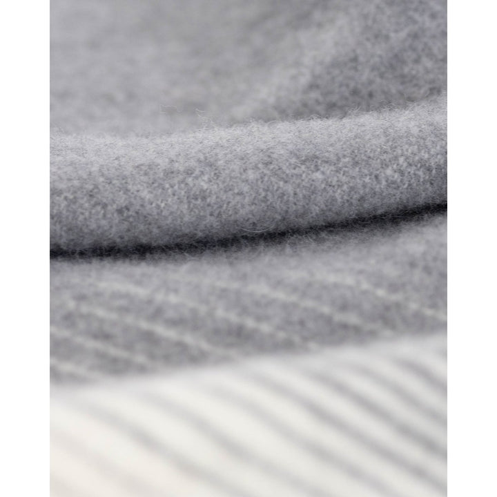Merino/cashmere sengetæppe elfenben tåge
