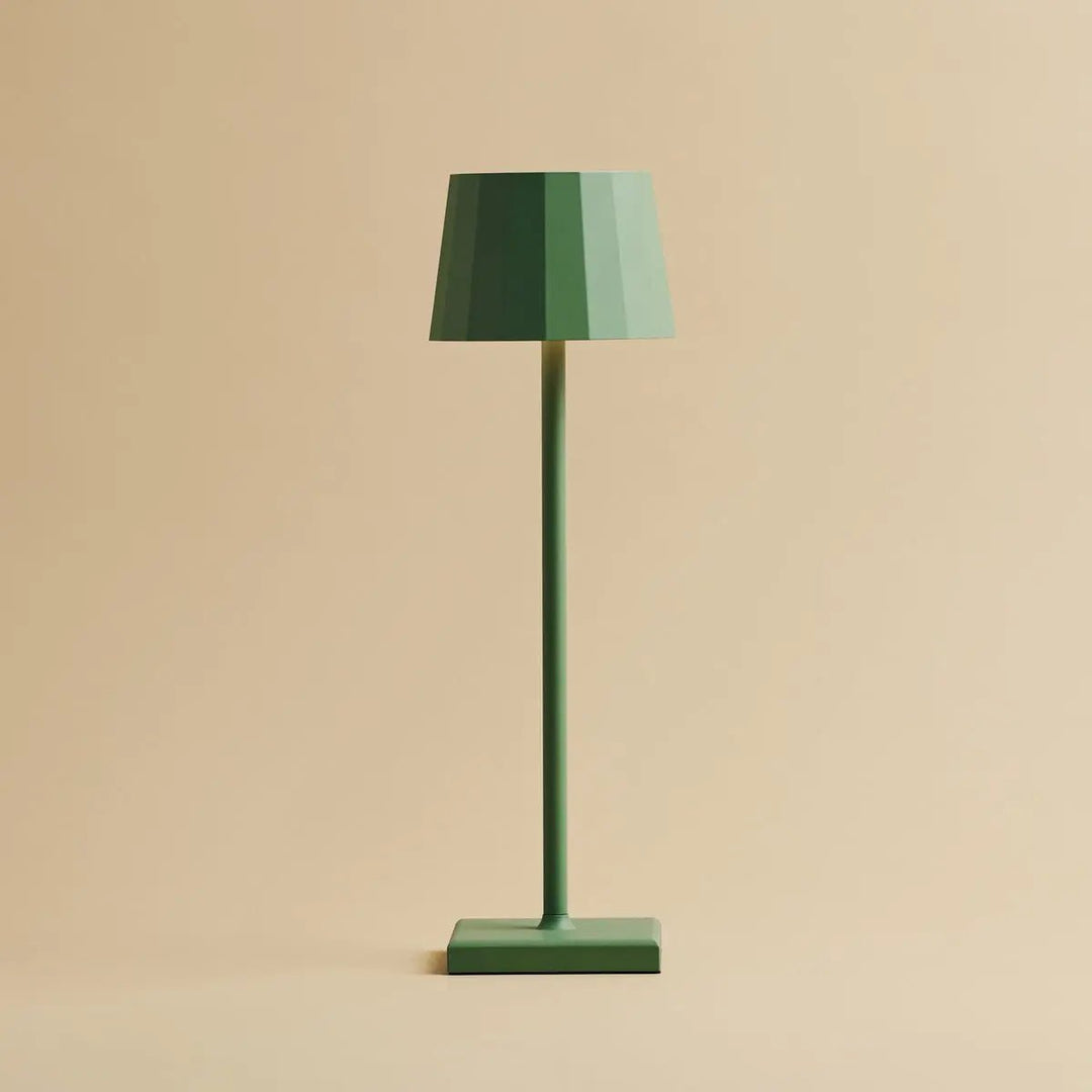 Wouter Sage Grøn genopladelig bordlampe