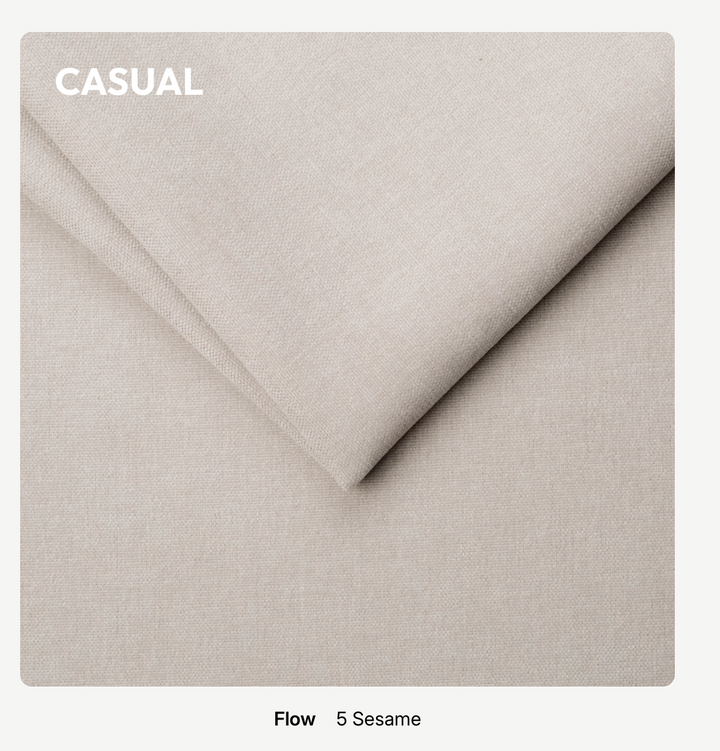 Flow 5 Sesame, sengegavl, 160 × 200 cm, 7 paneler på 25×100 cm