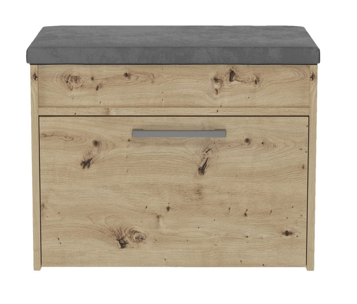 Skobænk med siddeplads og opbevaringsrum, Dybde: 35 cm Bredde: 60 cm Højde: 49 cm