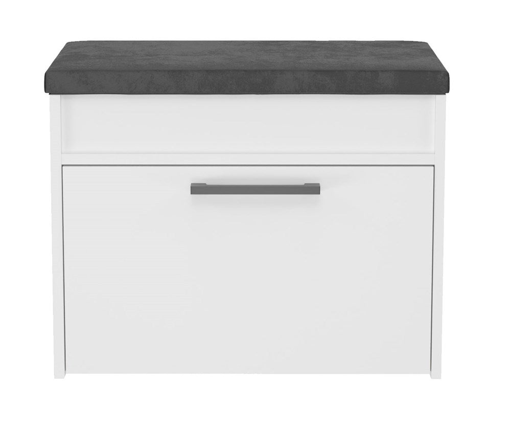 Skobænk med siddeplads og opbevaringsrum, Dybde: 35 cm Bredde: 60 cm Højde: 49 cm