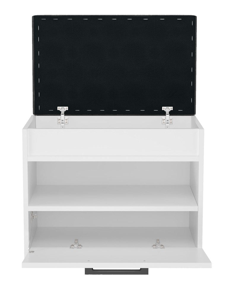 Skobænk med siddeplads og opbevaringsrum, Dybde: 35 cm Bredde: 60 cm Højde: 49 cm