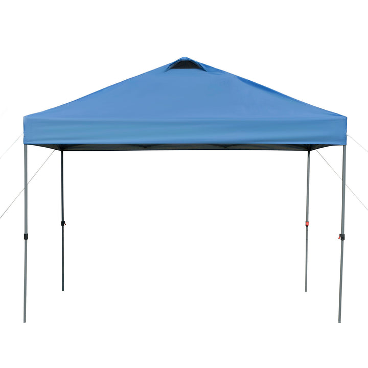 Havepavillon, foldbar pavillon, partytelt, havetelt inklusive pløkker og barduner, oxfordstof, 2,95 x 2,95 x 2,64 m, blå