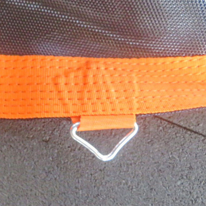 Trampolinmåtte, rund hoppeflade, polypropylen, orange