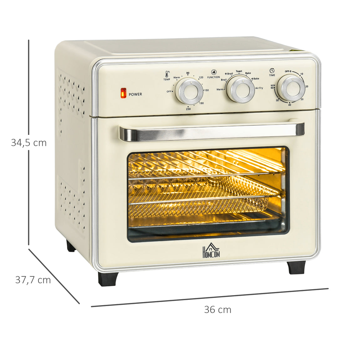 5-I-1 miniovn, 20 l kapacitet, 1400 w, 1 bagerist, 1 bageplade, 60 min. timer