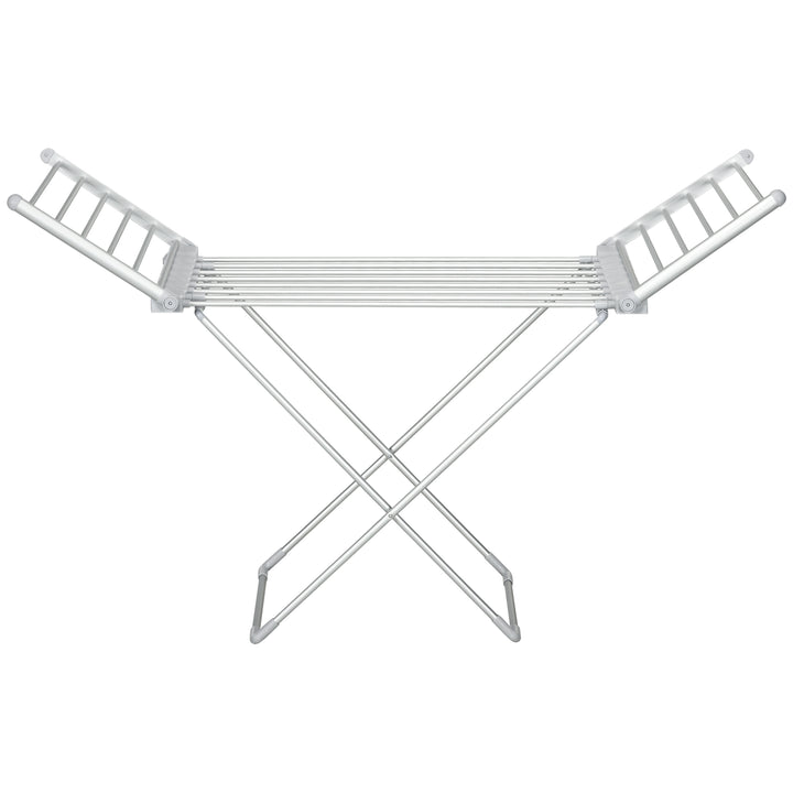 Tørrestativ med varmefunktion, 45-55 tommer, foldbar, 144l x 53b x 96h cm