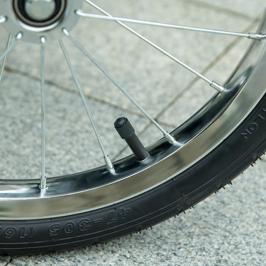 Hundevogn med joggerfunktion op til 20 kg, foldbart netvindue, opbevaringskurv, blå, 111 x 58 x 107 cm