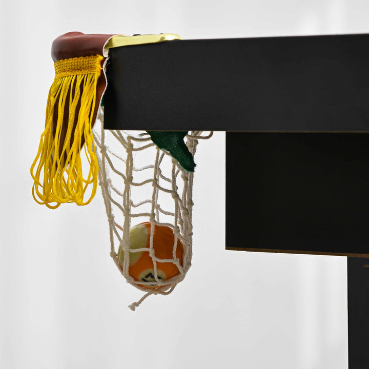 2-I-1 poolbord, bordtennisbord, med tilbehør, 140x63x80cm, blå/grøn