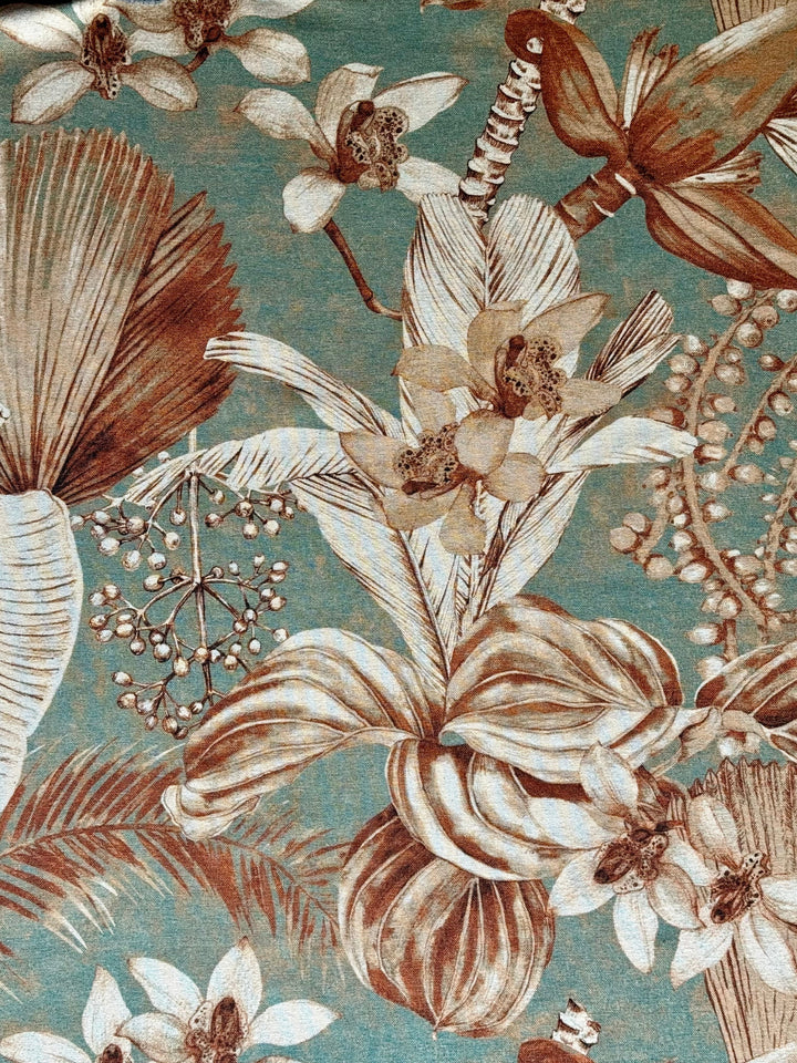 Rektangulær dug i bomuld-hør blanding | Terra Flora