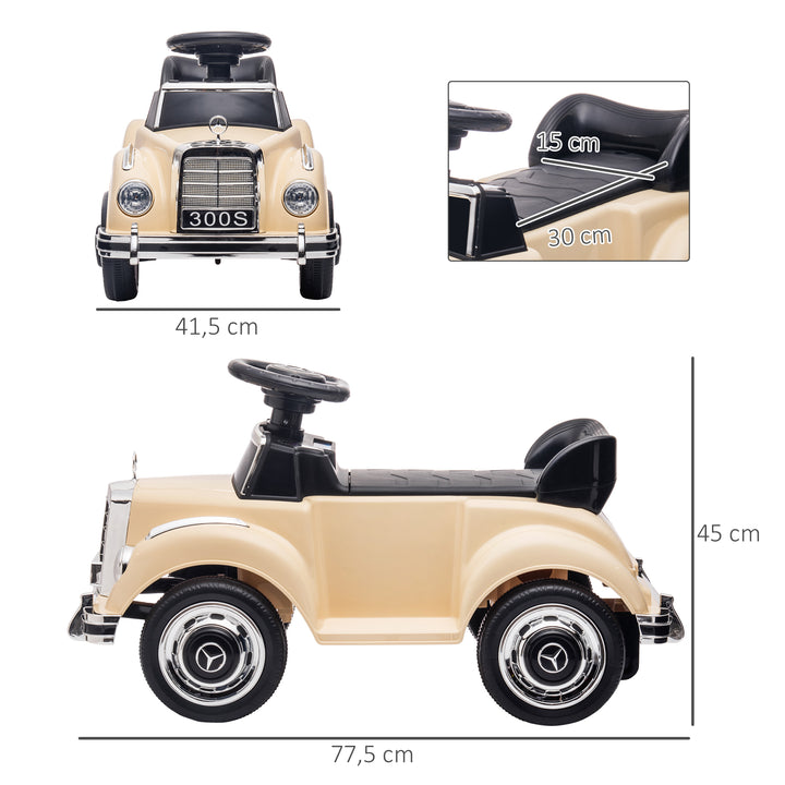 Børnebil mercedes benz design 300 s design, beige