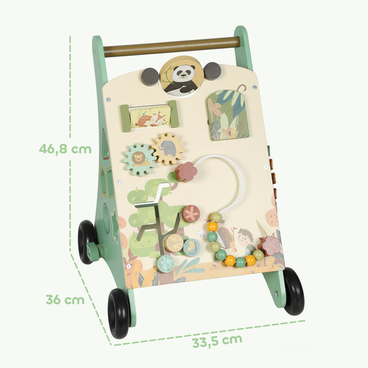 Træ Montessori Walker xylofon Grøn