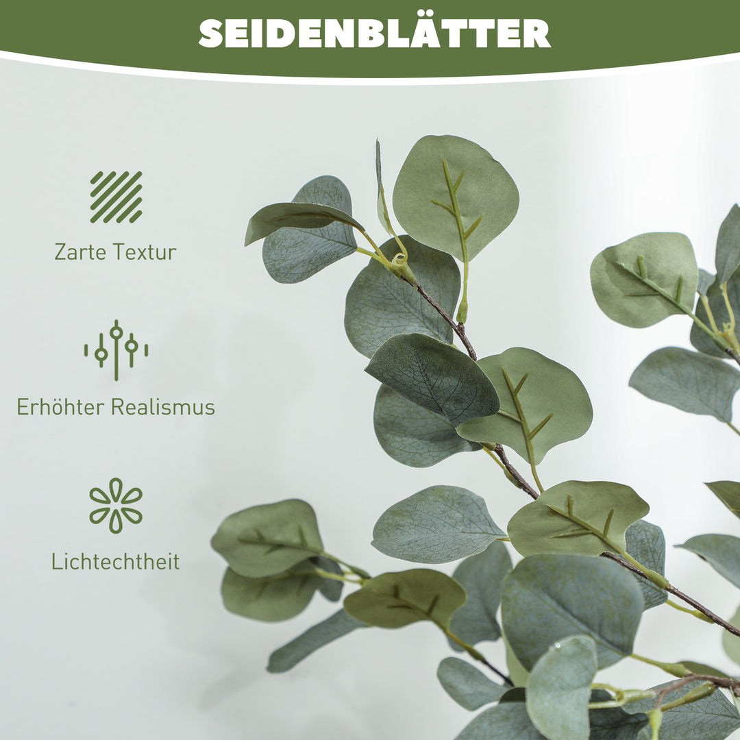 Kunstig plante, kunstigt træ, livagtig, cementpotte, vedligeholdelsesfri, grøn