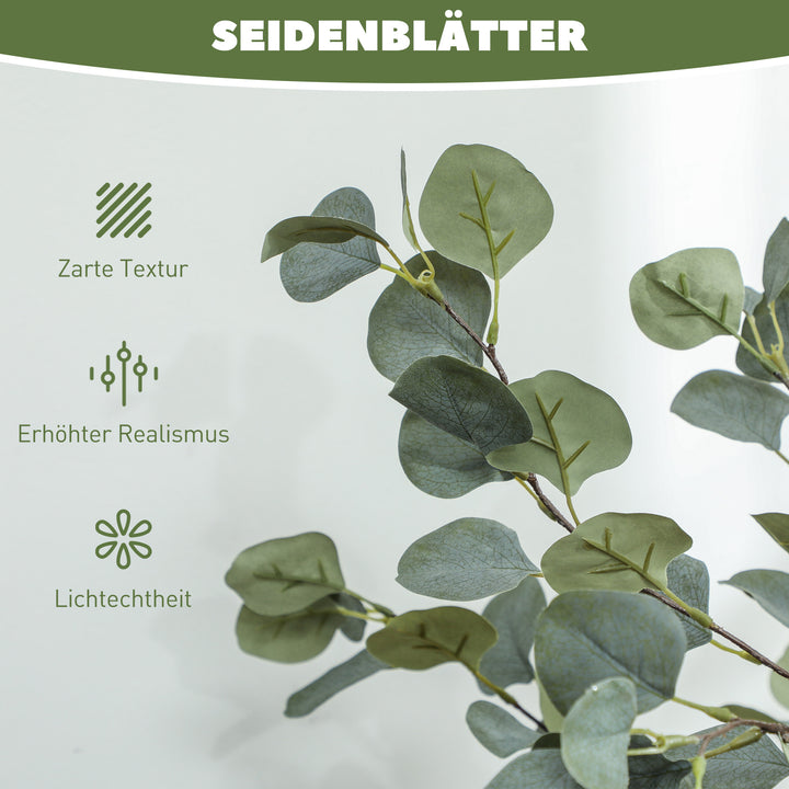 Kunstig plante, kunstigt træ, livagtig, cementpotte, vedligeholdelsesfri, grøn