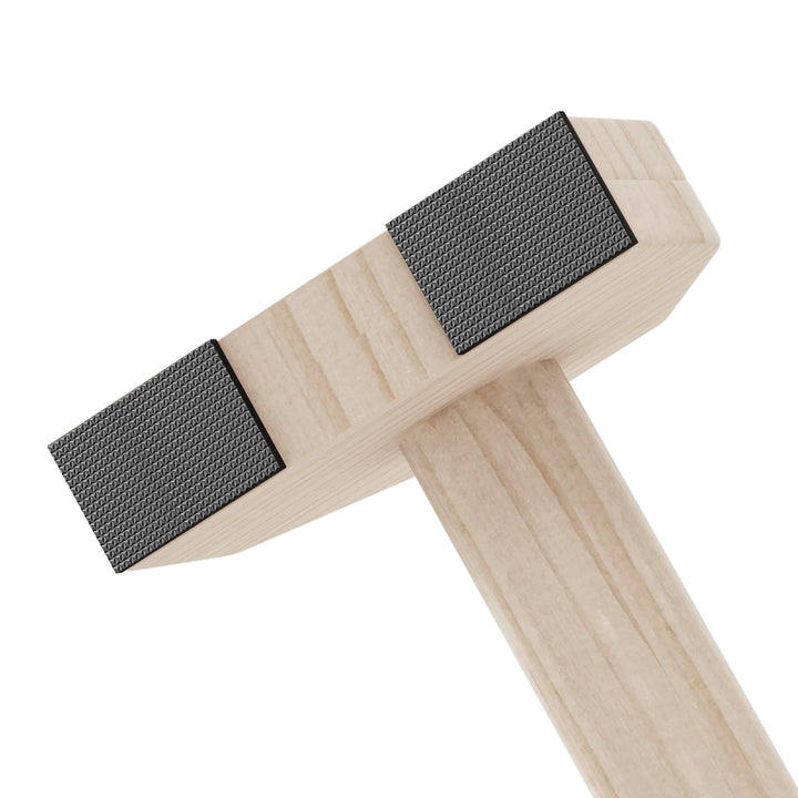 Push-up stænger i sæt med 2, robuste og skridsikre, op til 120 kg, bøgetræ, 30x13x10cm, natur