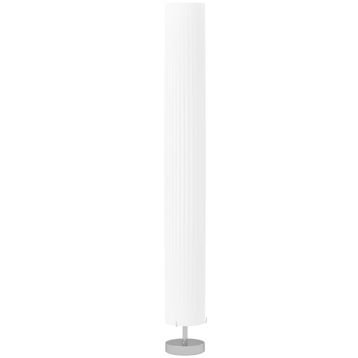 Gulvlampe til stue med polyesterskærm, 2 x E27-fatninger, til soveværelse, 14 x 14 x 120 cm