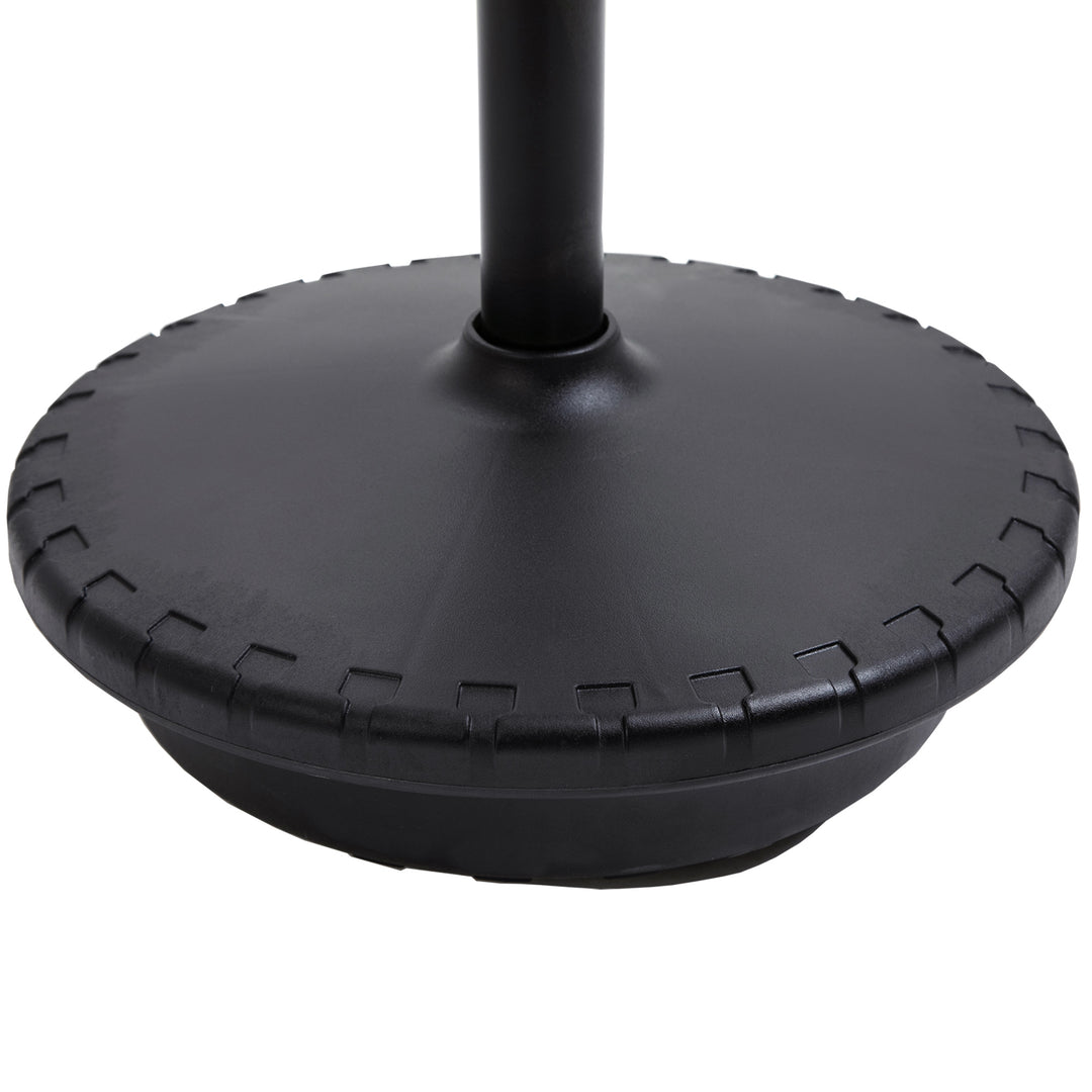 Kontorstol med drejefunktion, ergonomisk stol, højdejusterbar 65,5-83,5 cm, 120° hældning, grå