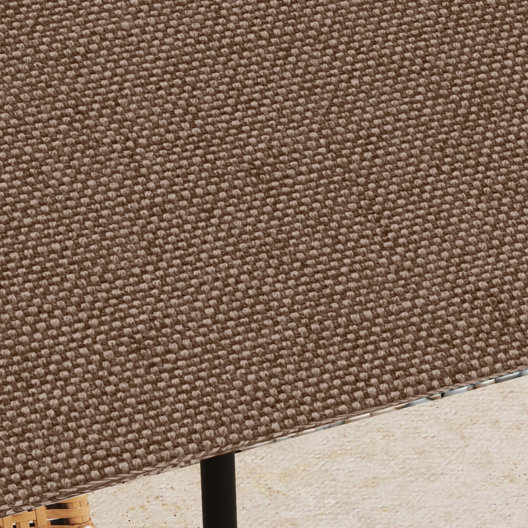 Udskiftningstag til havepavillon, polyester, 2,98 x 2,95 m, kaffe