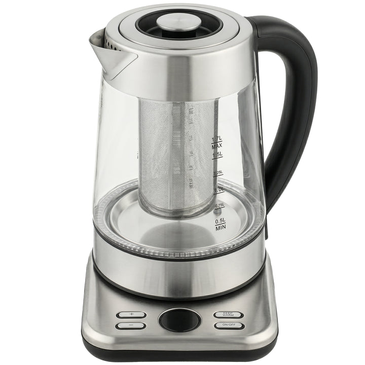 Elkedel, 1,7L hurtigtkogende 2200W elkedel med UK Strix termostat, tesi, varmholdningsfunktion
