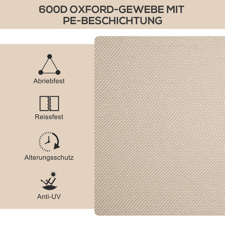 Campingstole, 2 x strandstole, foldbare, stål, trælook, khaki