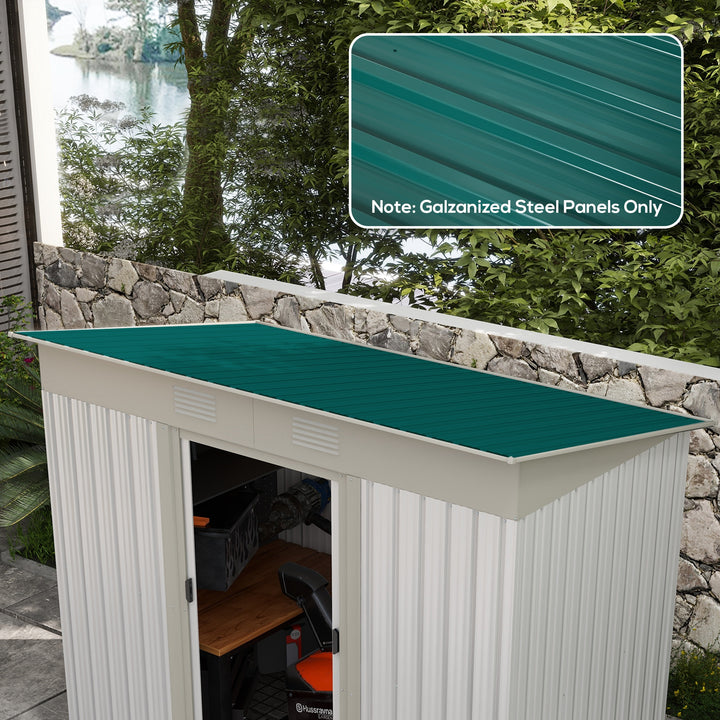 12 stk. trapezformet metalplade 129x45cm 7m² Galvaniseret tagplade 0,25 mm Vejrbestandig profilplade Grøn