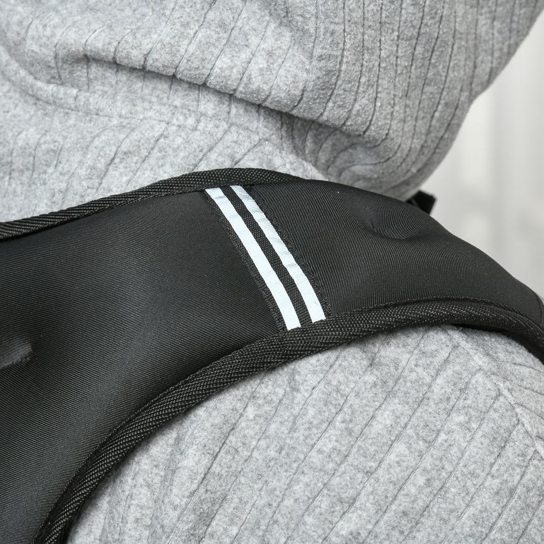 Vægtvest 5 kg / 8 kg / 10 kg justerbar træningsvest med aftagelige vægte, løbevest til kvinder og mænd til muskelopbygning, styrketræning, løb, fitness, crosstræning