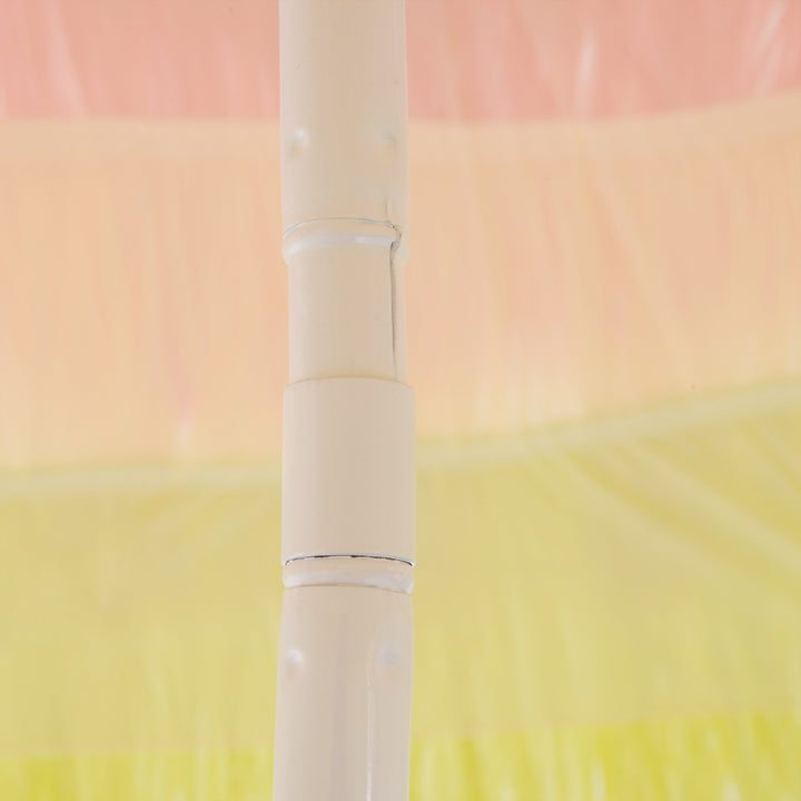 Hawaii-parasol, solskærm, haveparasol, højdejusterbar, vipbar, farverig, Ø160 x 190 cm