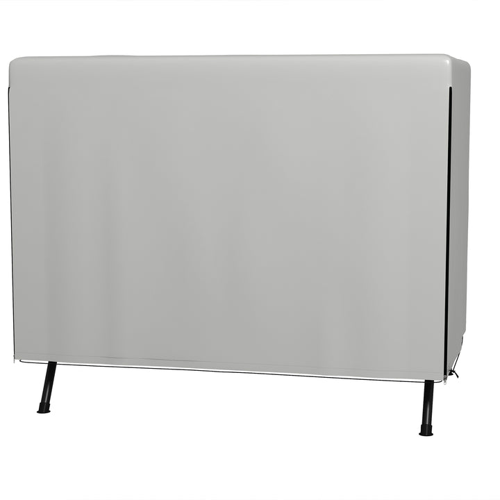 Havemøbelovertræk, beskyttelsesovertræk til havemøbler, 215 cm x 155 cm x 150 cm, grå