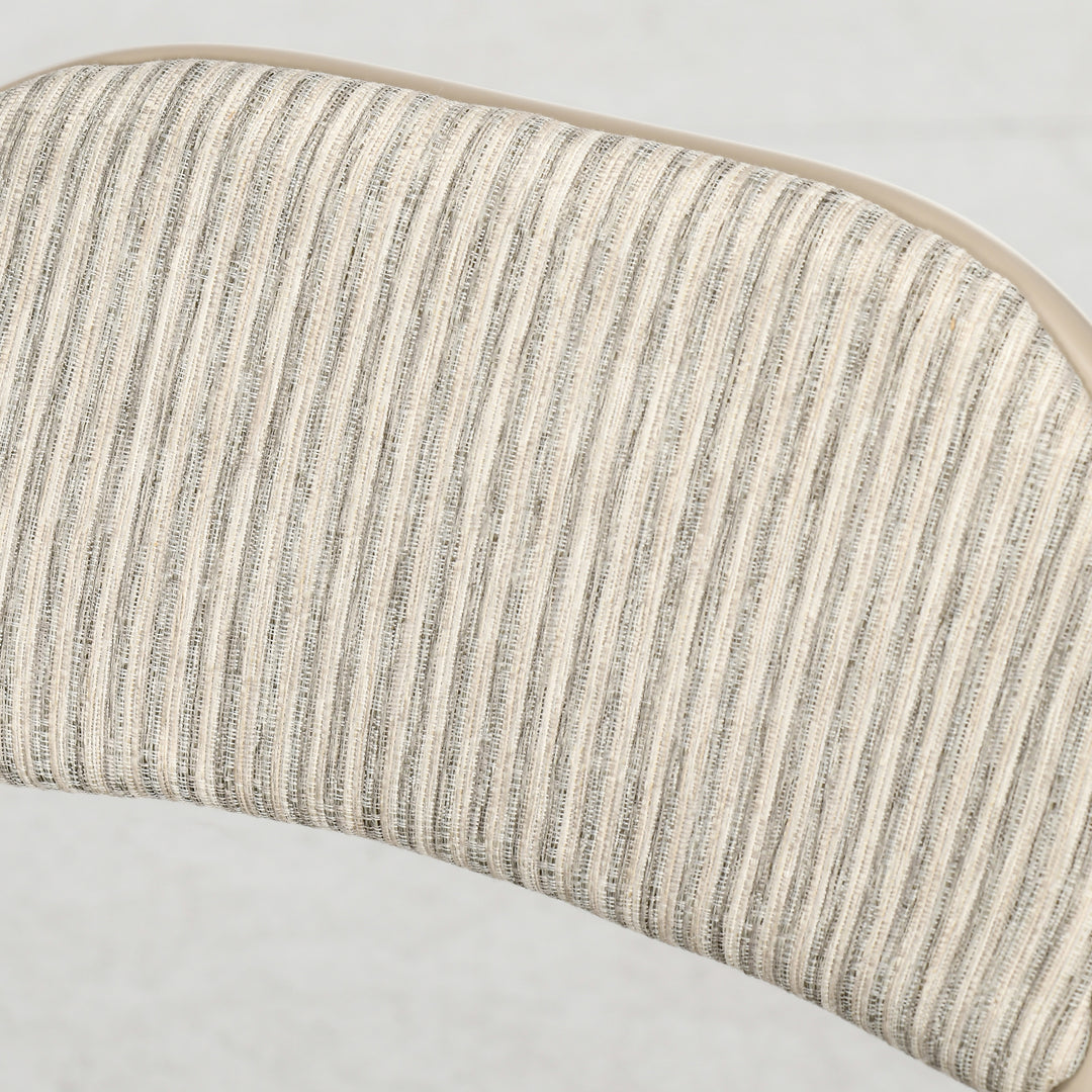 Sæt med 6 klapstole, bærbare kontorstole, stålben, klapstol til kontor, reception, venteværelse, beige linnedlook
