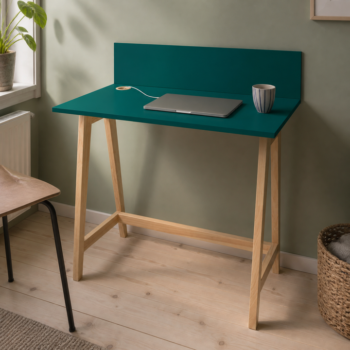 See Green-grøn LUKA-skrivebord med funktion vist