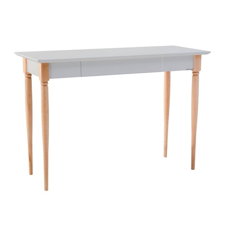 MAMO Skrivebord 105x40cm - Lysegrå på hvid baggrund