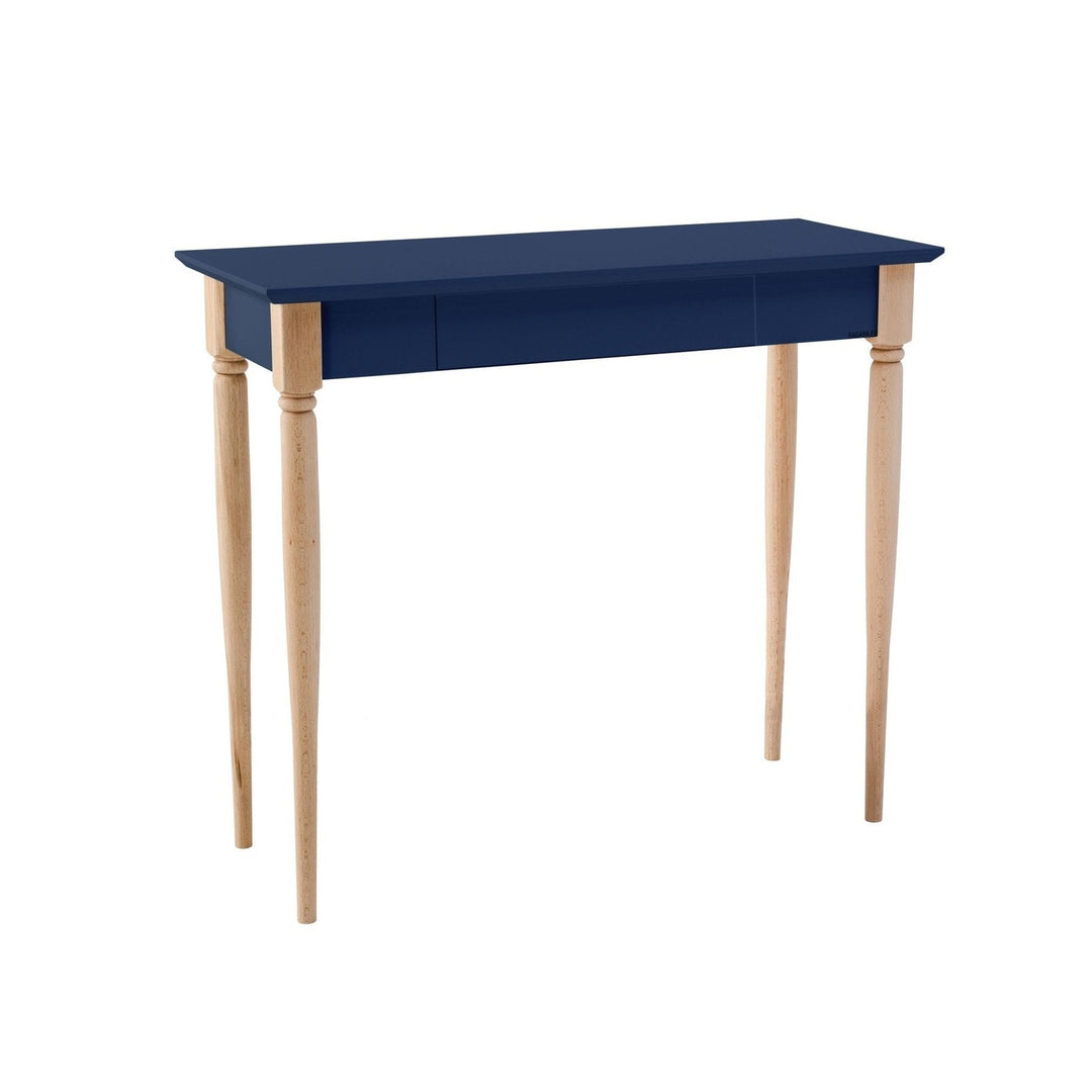 MAMO Skrivebord 105x40cm - Marineblå på hvid baggrund