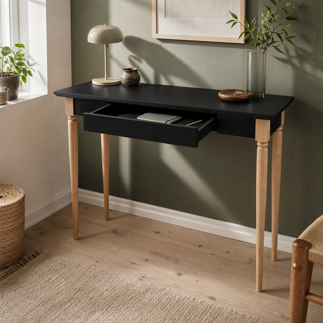 MAMO Skrivebord 105x40cm Sort – hero