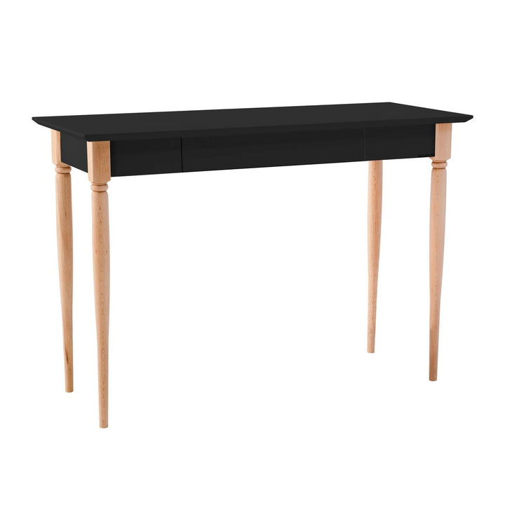 MAMO Skrivebord 105x40cm Sort på hvid baggrund