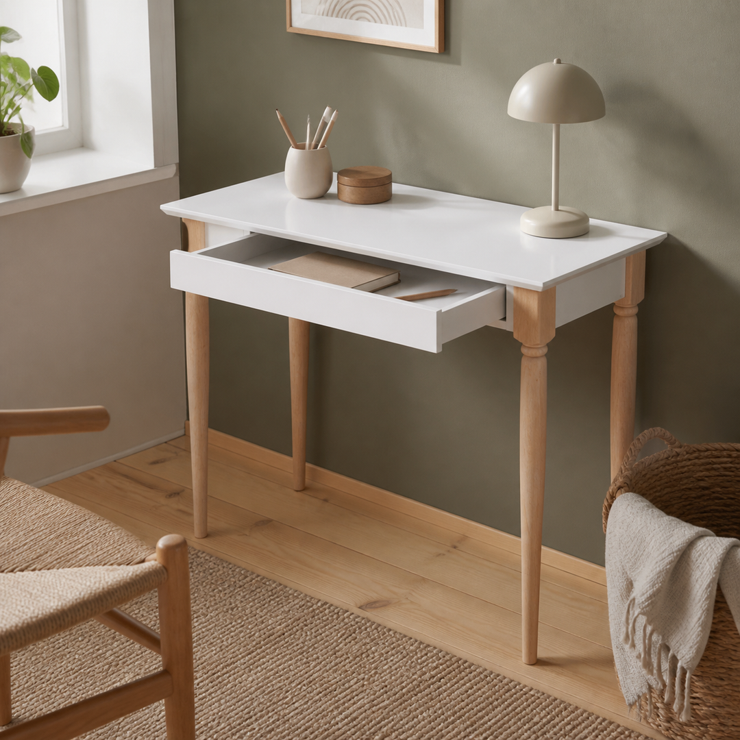 MAMO Skrivebord 65x40cm - Hvid – hero